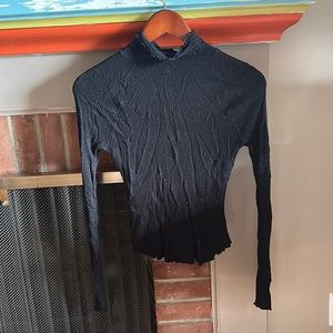 Black Free People Turtkeneck